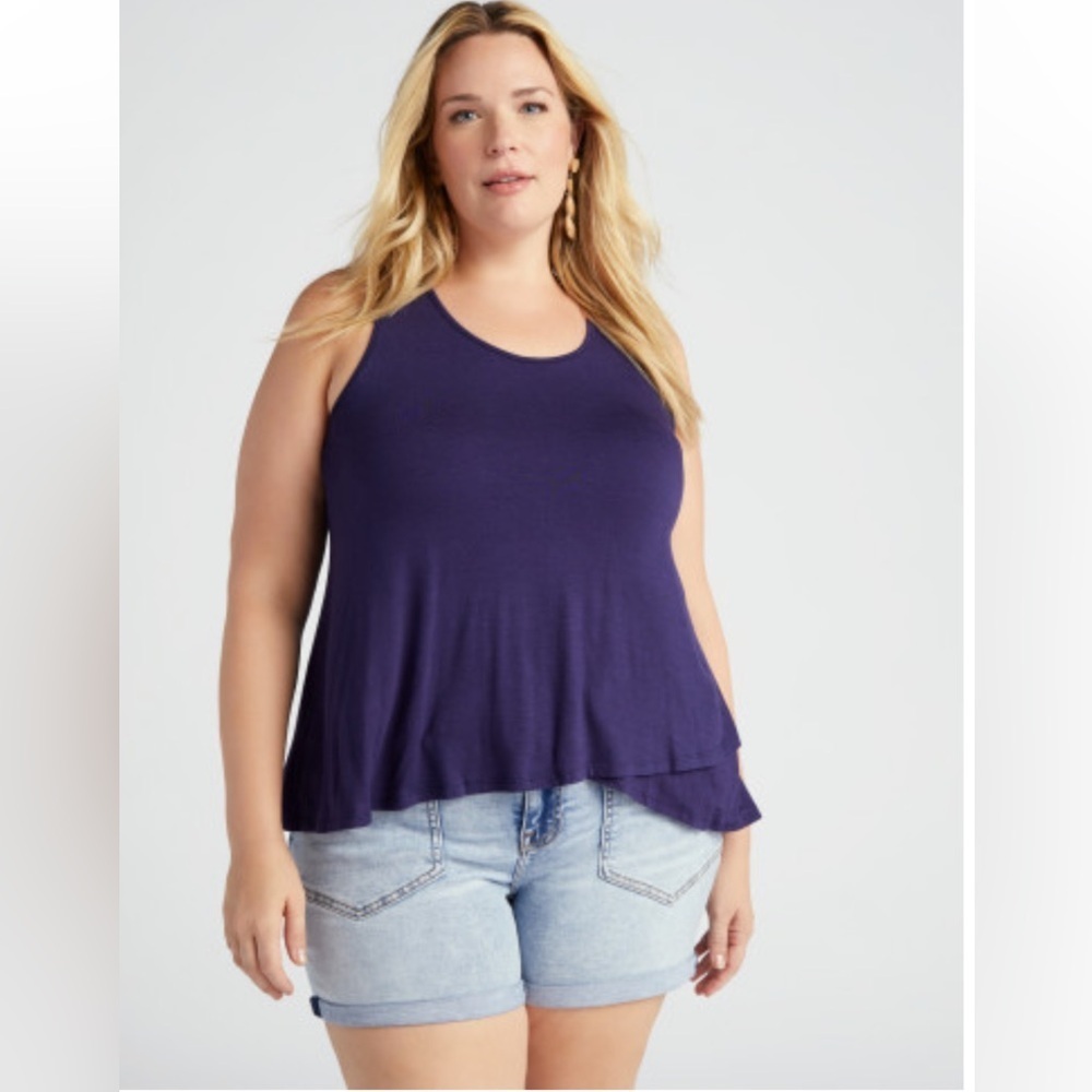 Chris and Carol Layer Cut Scoop Tank